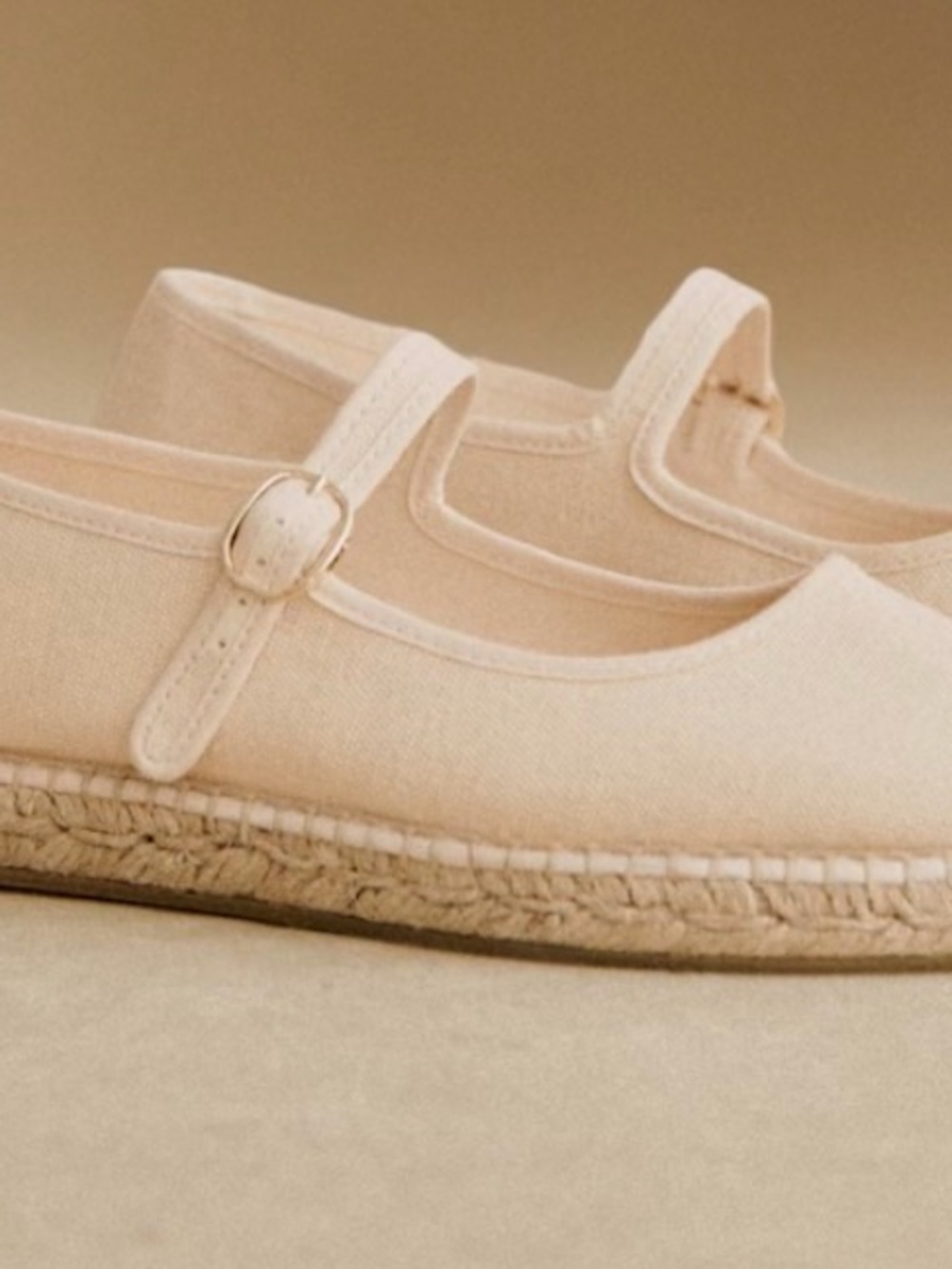 Sezane Mariana Espadrilles Linen - Size US 7 - Picture 4 of 11